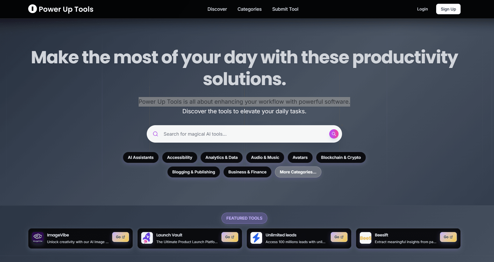 Power Up Tools Cover Image