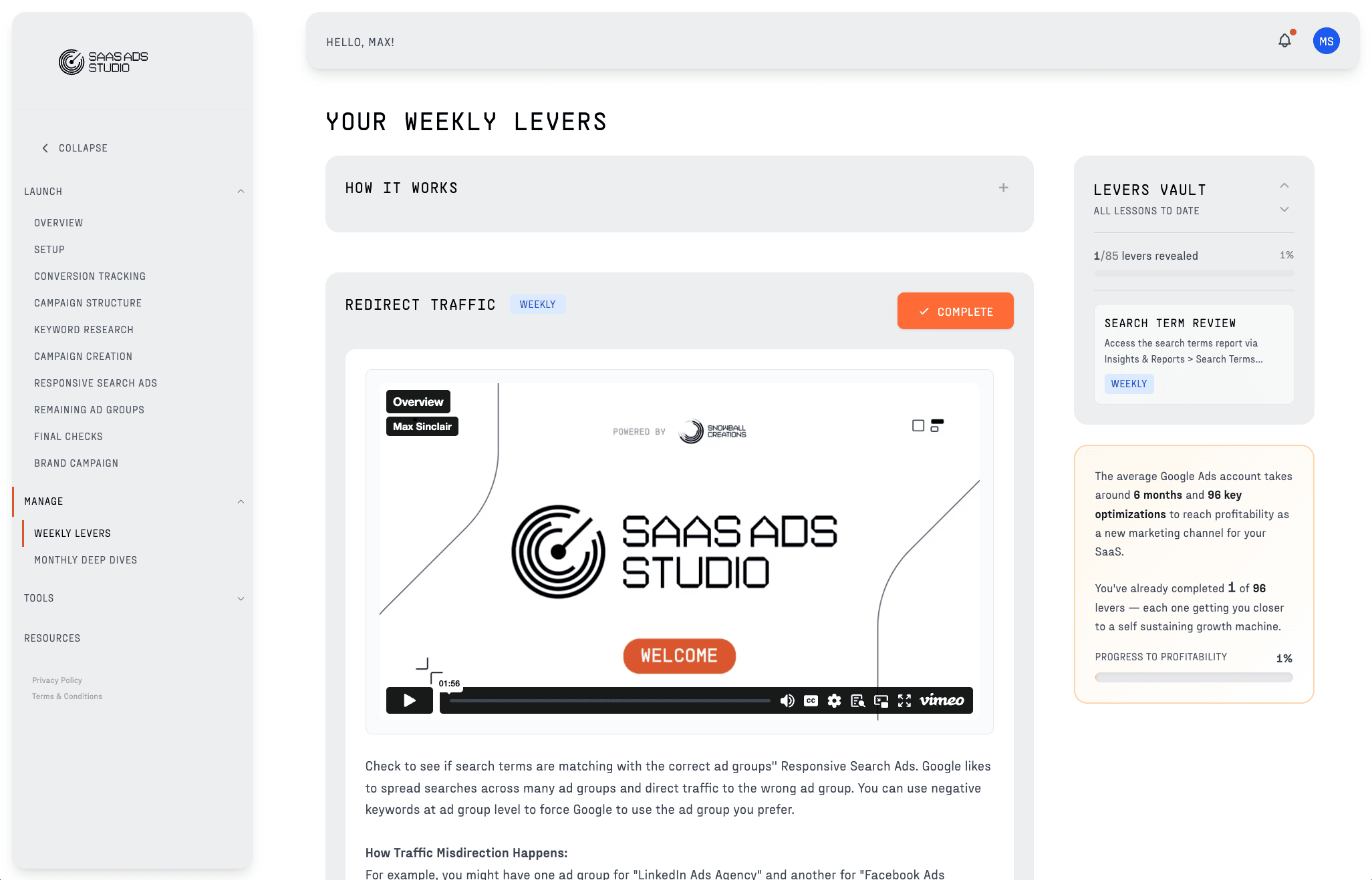 The SaaS Ads Studio Cover Image
