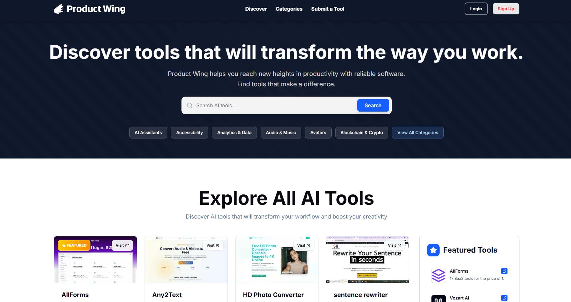 Product Wing Cover Image