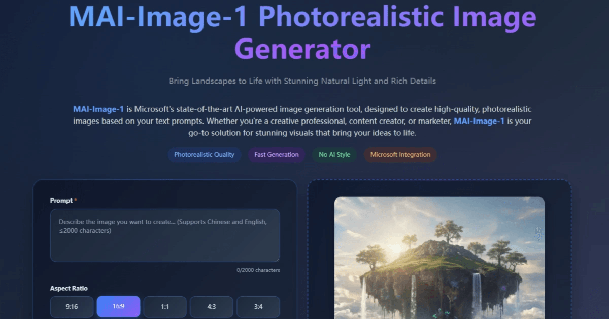 MAI-Image-1 Cover Image