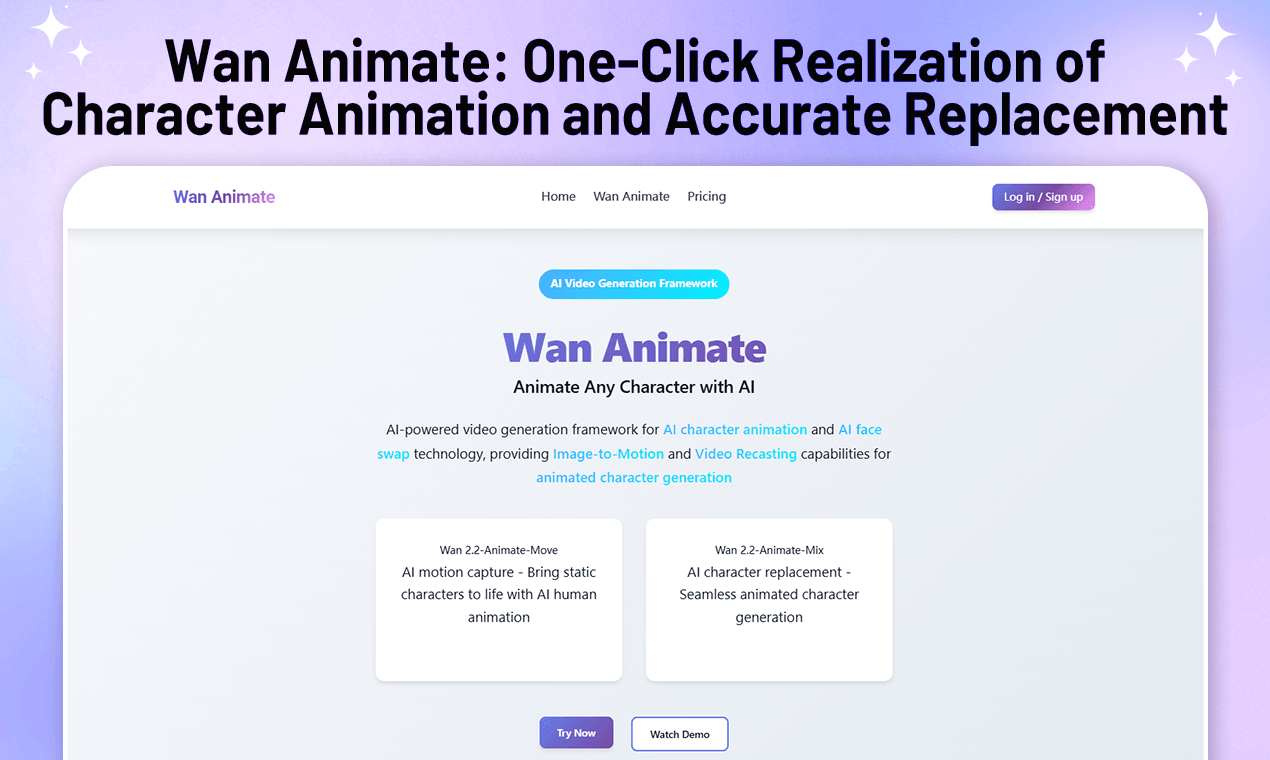 Wan Animate Cover Image