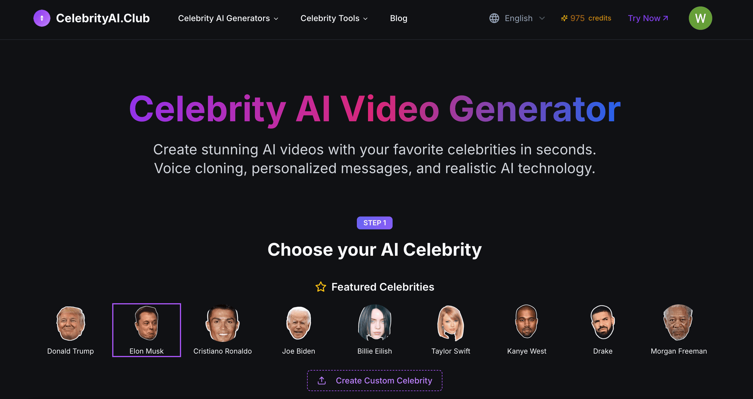 Celebrity AI Cover Image